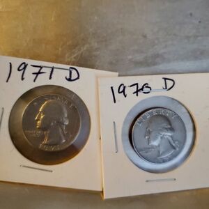 1970 and 1971 d quarters